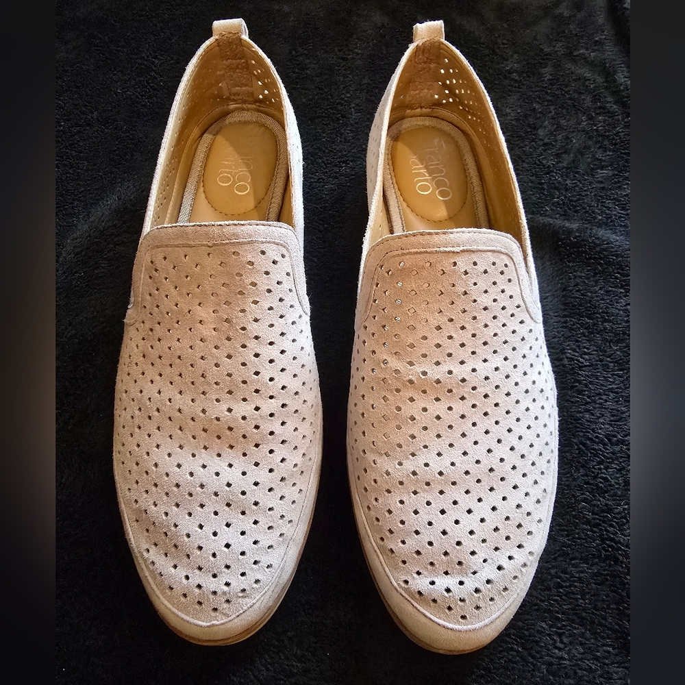 FRANCO SARTO Hadrea Loafer Leather Shoes, Size 8.
